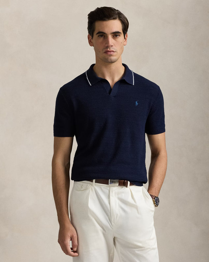 Ralph Lauren Textured Cotton-Linen Sweater