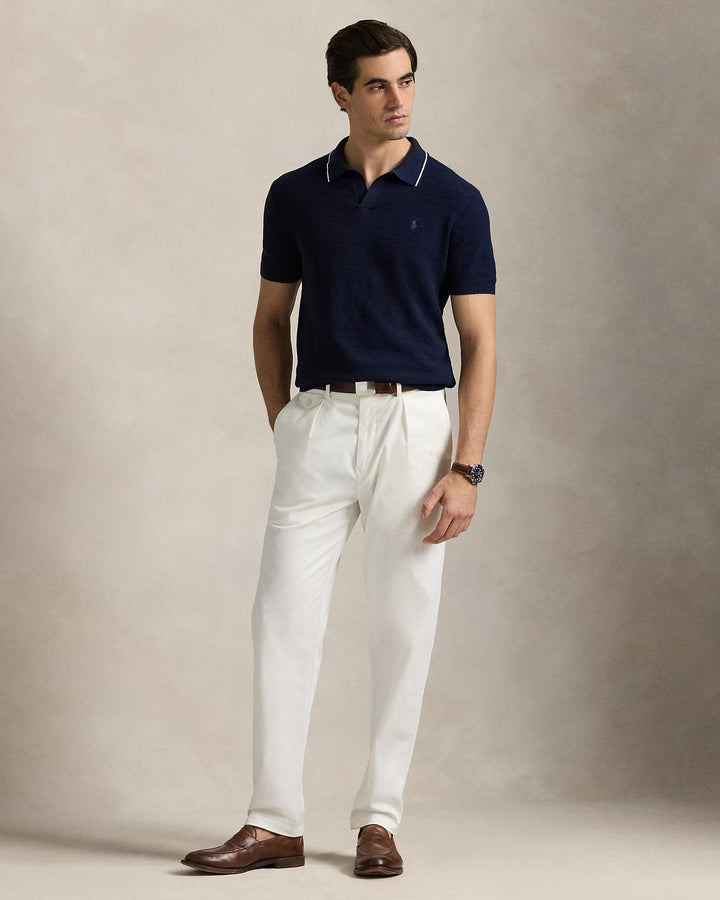 Ralph Lauren Textured Cotton-Linen Sweater