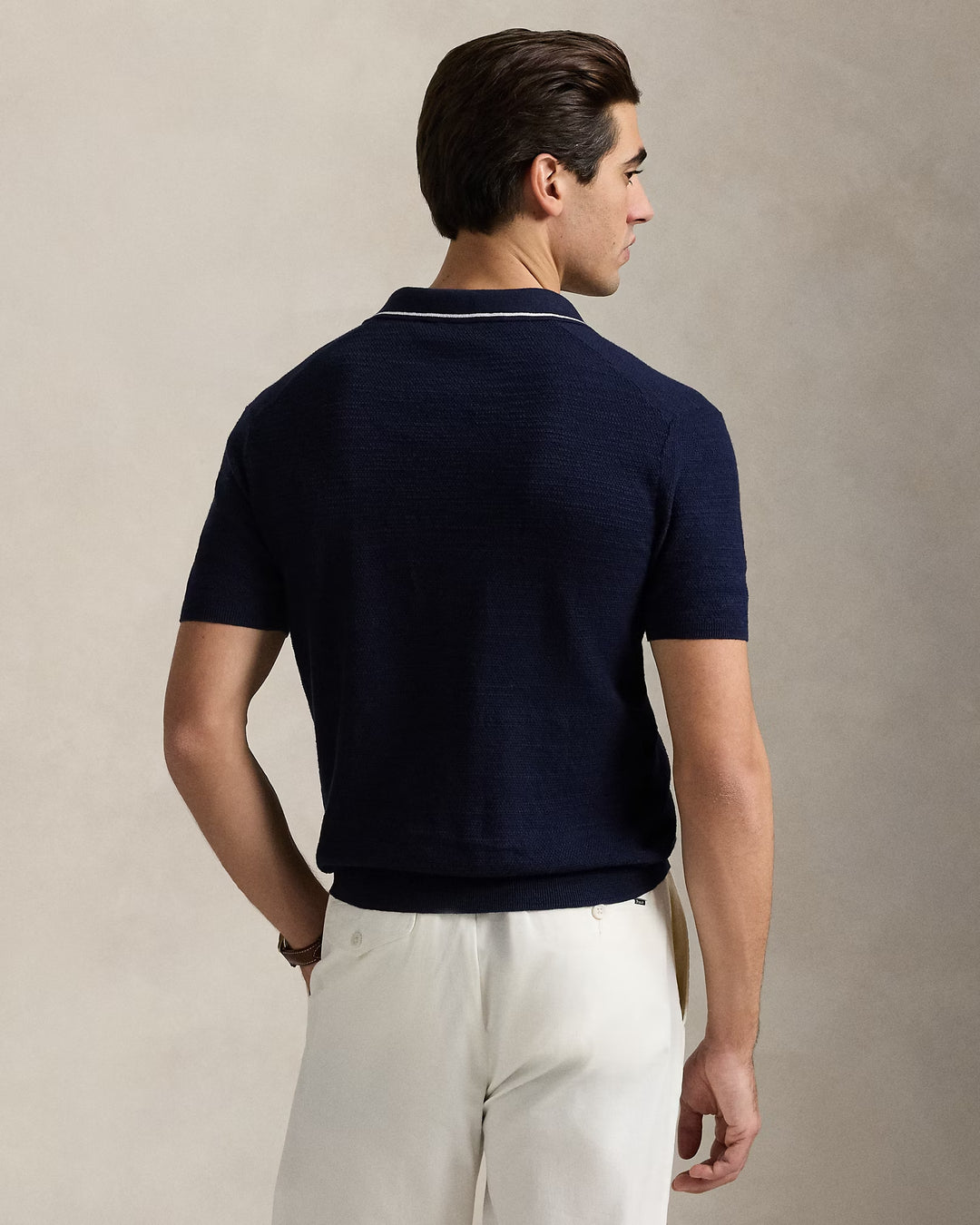 Ralph Lauren Textured Cotton-Linen Sweater