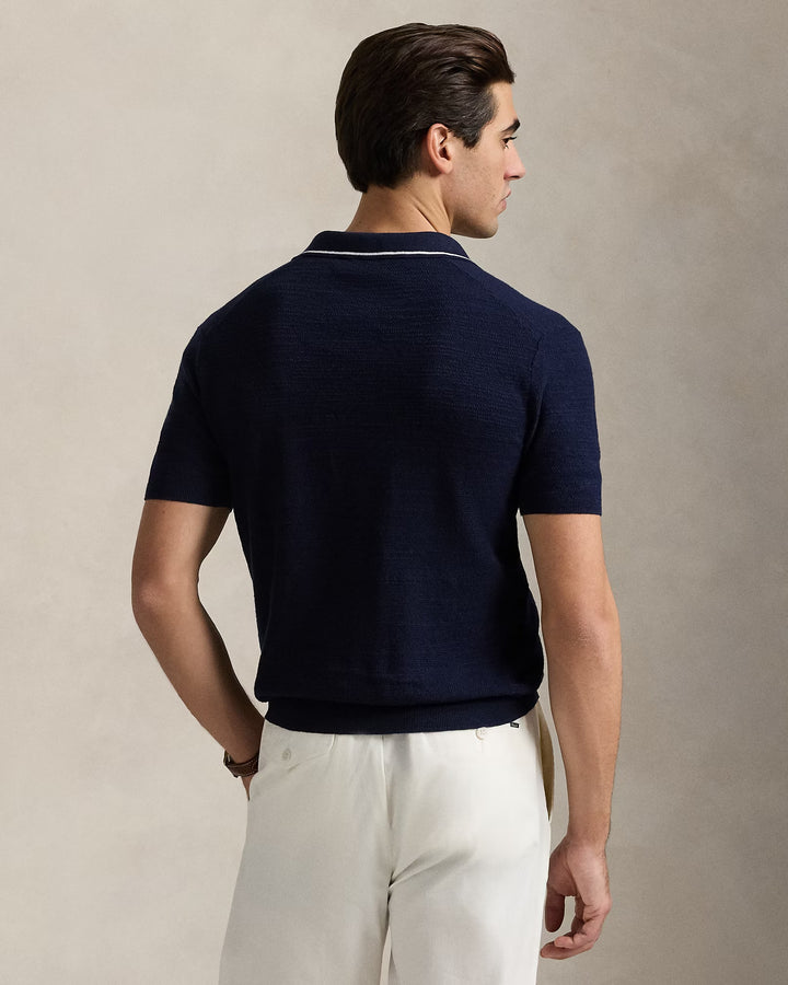 Ralph Lauren Textured Cotton-Linen Sweater