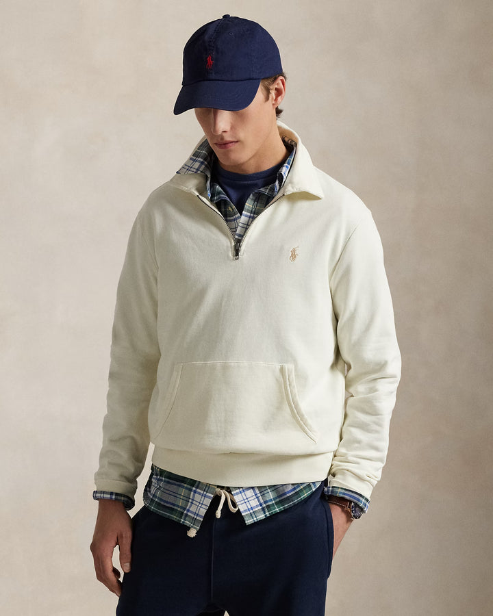Ralph Lauren Loopback Fleece Quarter-Zip Sweatshirt