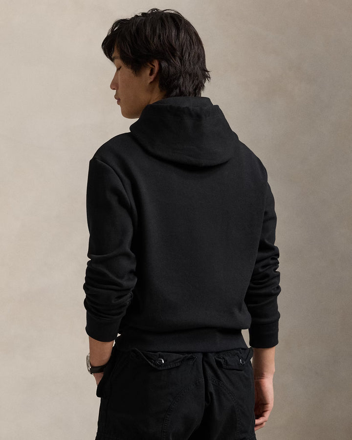 Ralph Lauren Logo Double-Knit Hoodie
