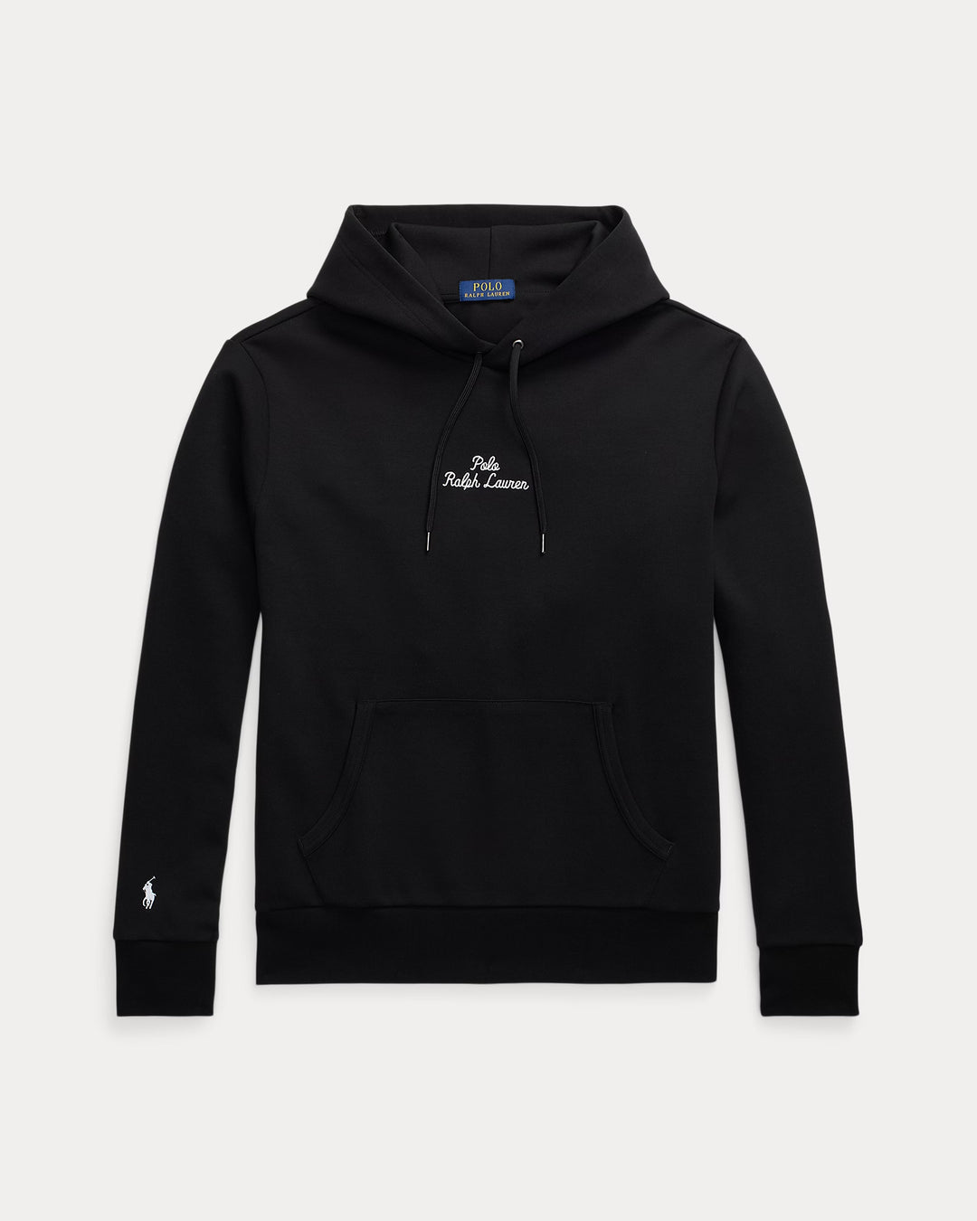 Ralph Lauren Logo Double-Knit Hoodie