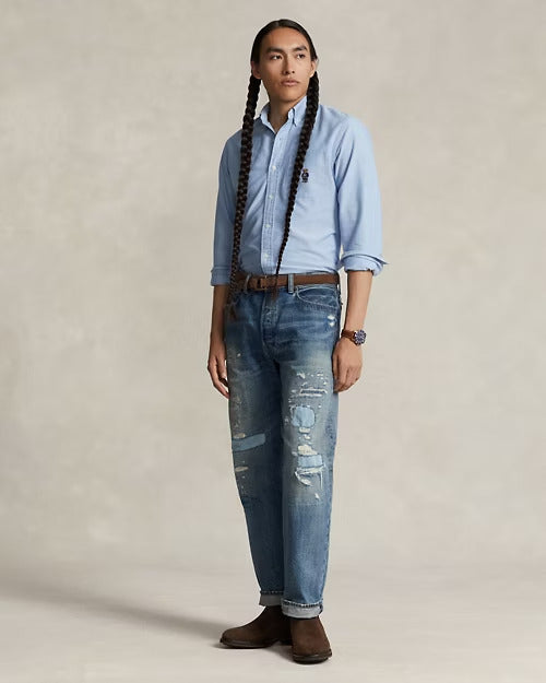 Ralph Lauren Custom Fit Polo Bear Oxford Shirt