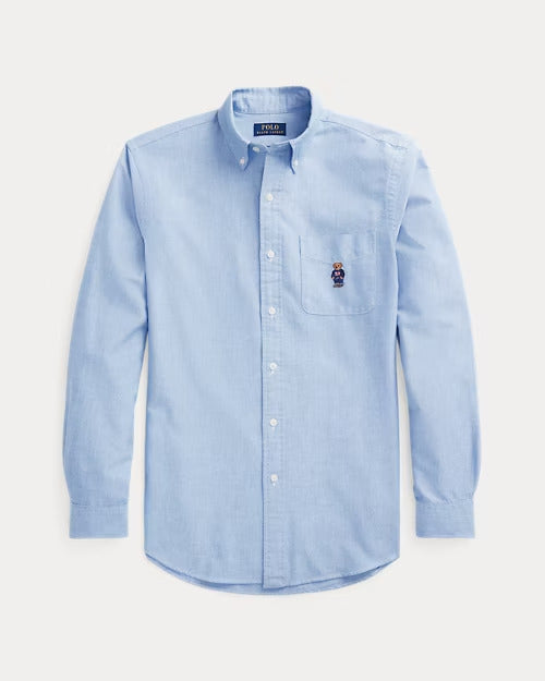 Ralph Lauren Custom Fit Polo Bear Oxford Shirt