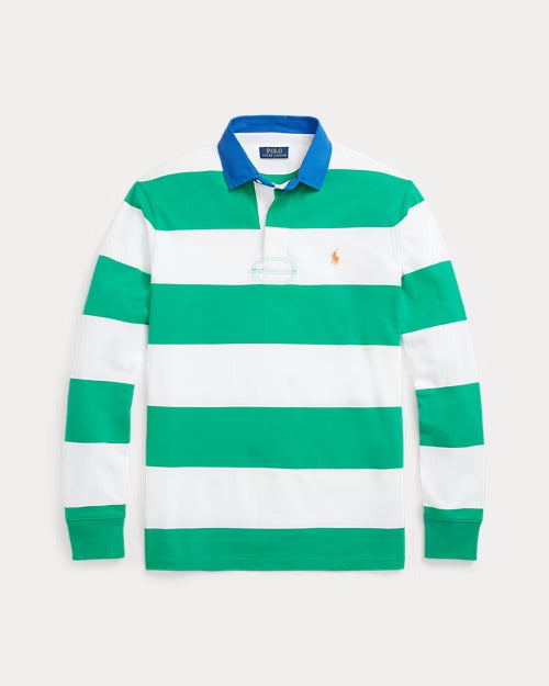 Ralph Lauren Classic Fit Striped Jersey Rugby Shirt