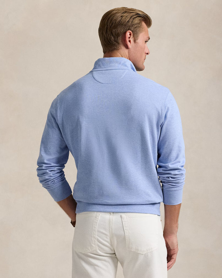 Ralph Lauren Luxury Jersey Quarter-Zip Pullover