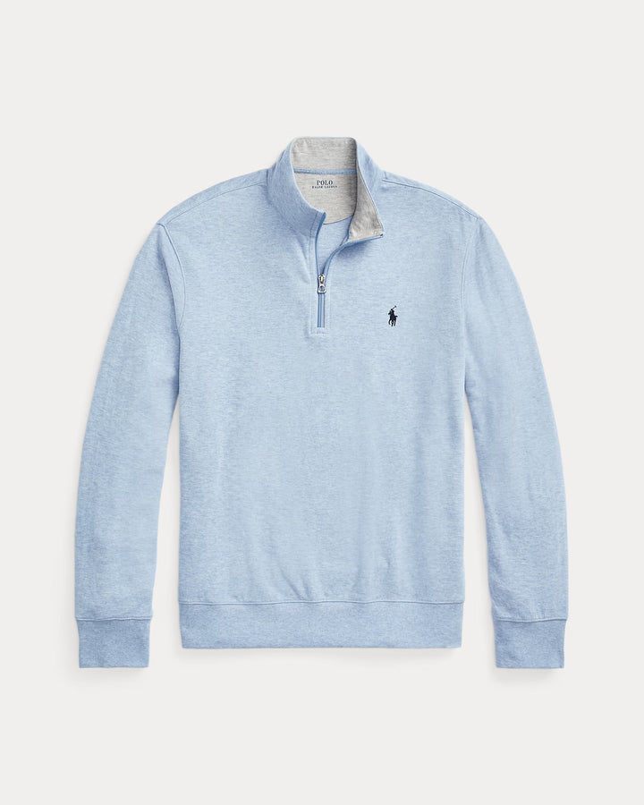 Ralph Lauren Luxury Jersey Quarter-Zip Pullover