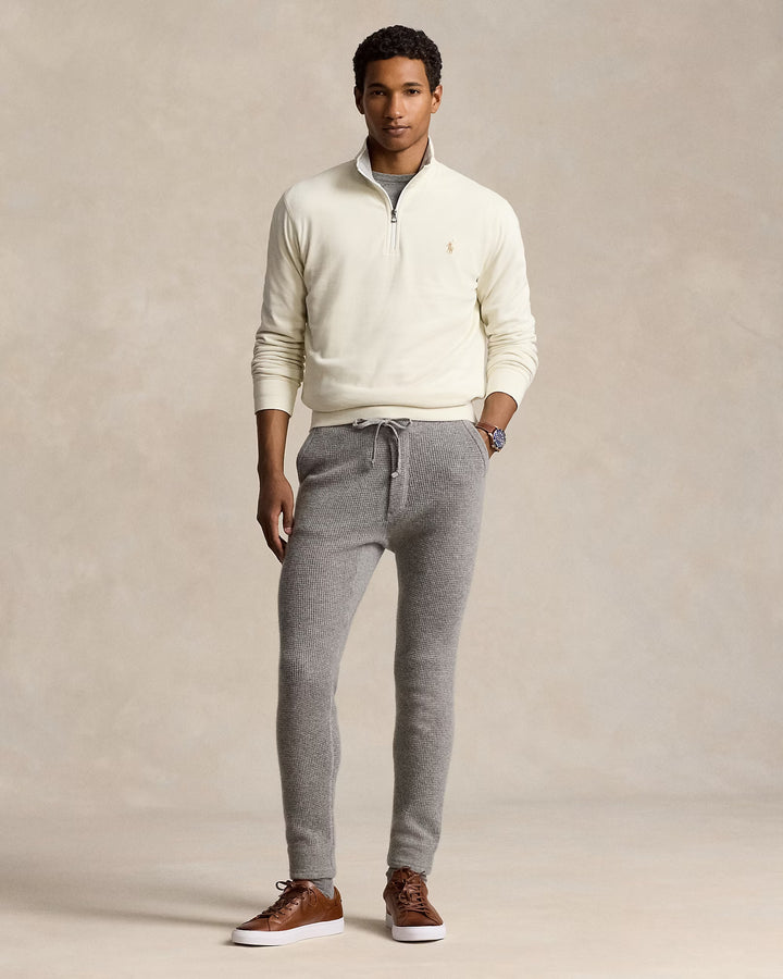 Ralph Lauren Luxury Jersey Quarter-Zip Pullover