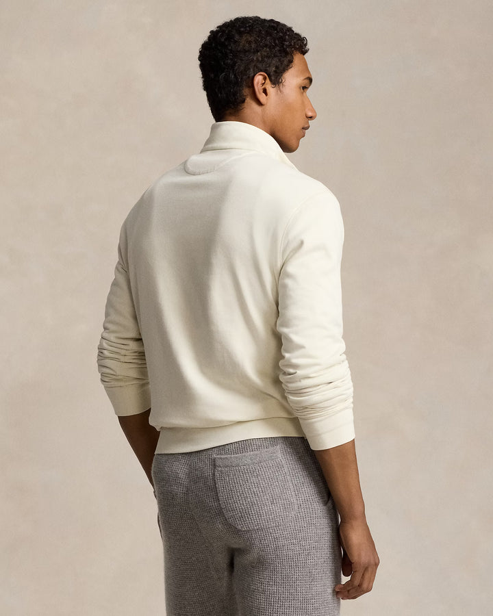 Ralph Lauren Luxury Jersey Quarter-Zip Pullover