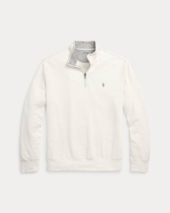 Ralph Lauren Luxury Jersey Quarter-Zip Pullover