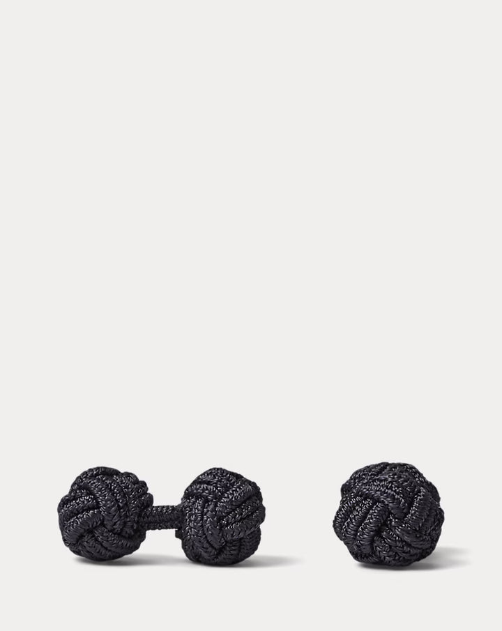Ralph Lauren Silk Knot Cuff Links