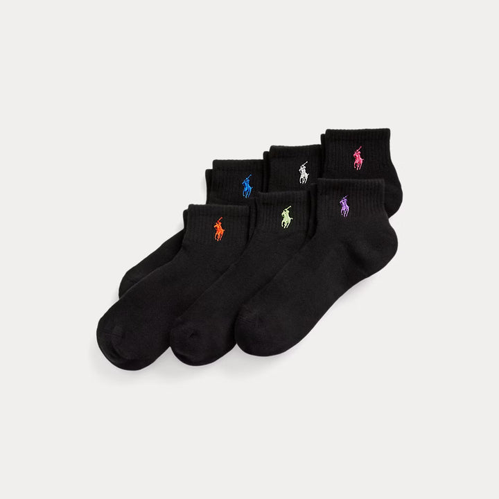 Ralph Lauren Quarter-Crew Sock 6-Pack