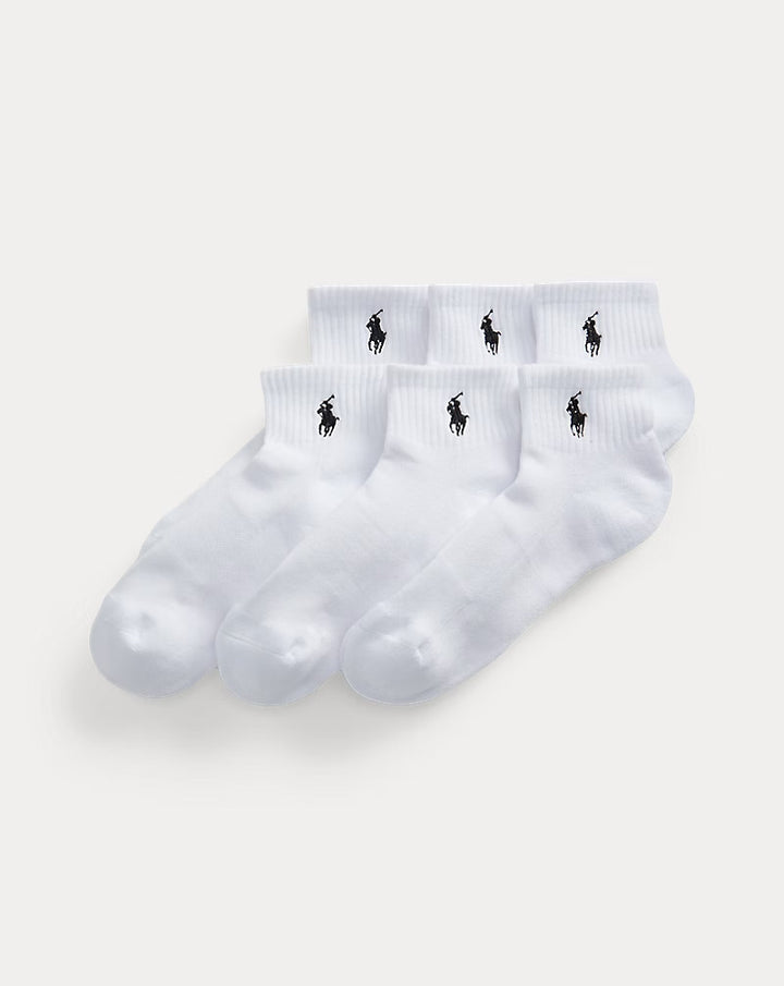 Ralph Lauren Quarter-Crew Sock 6-Pack