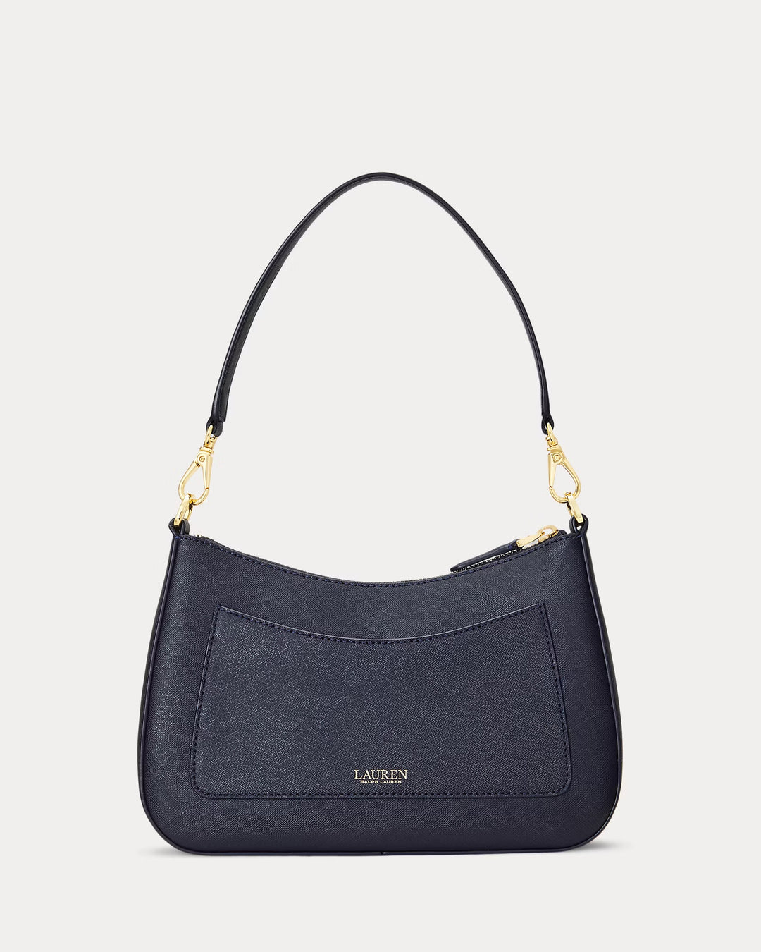 Ralph Lauren Crosshatch Leather Medium Danni Bag