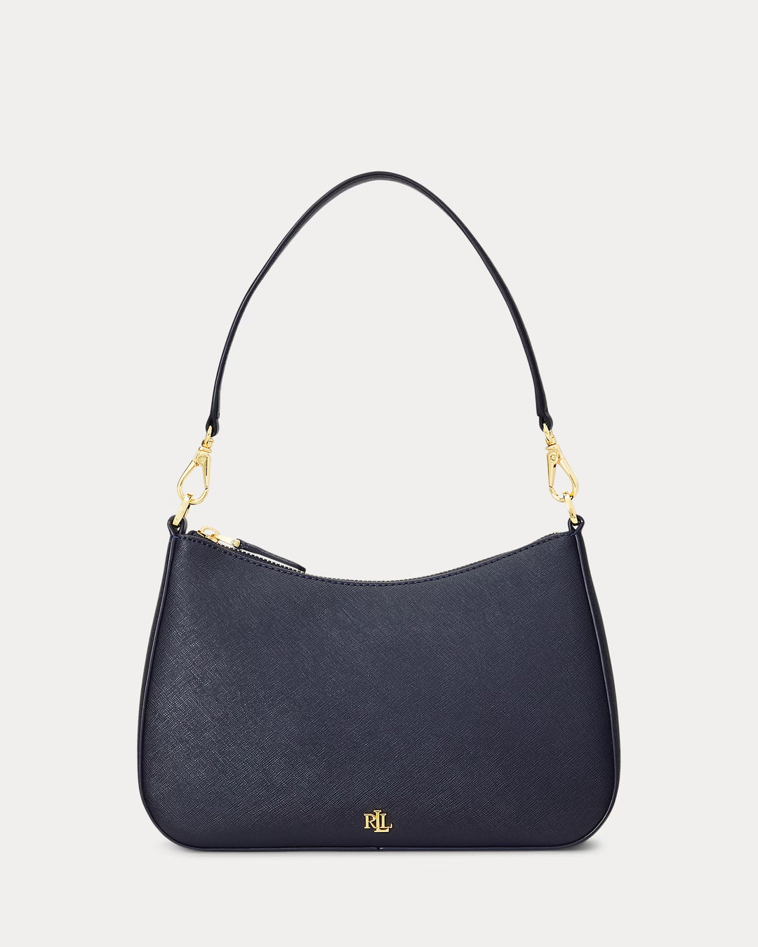 Ralph Lauren Crosshatch Leather Medium Danni Bag