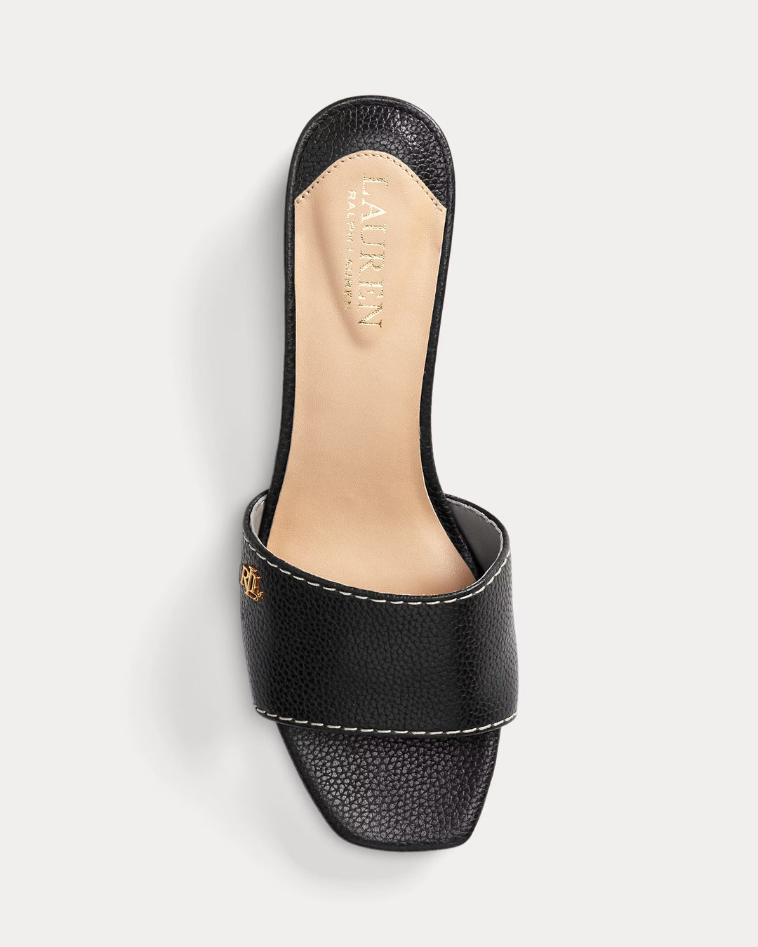 Ralph Lauren Fay Tumbled Leather Sandal