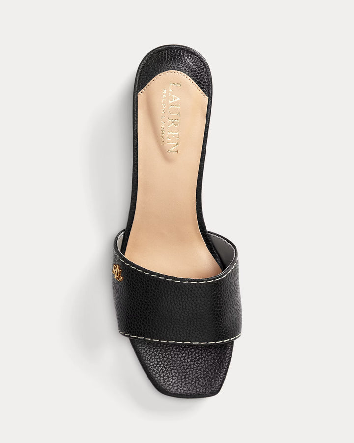 Ralph Lauren Fay Tumbled Leather Sandal