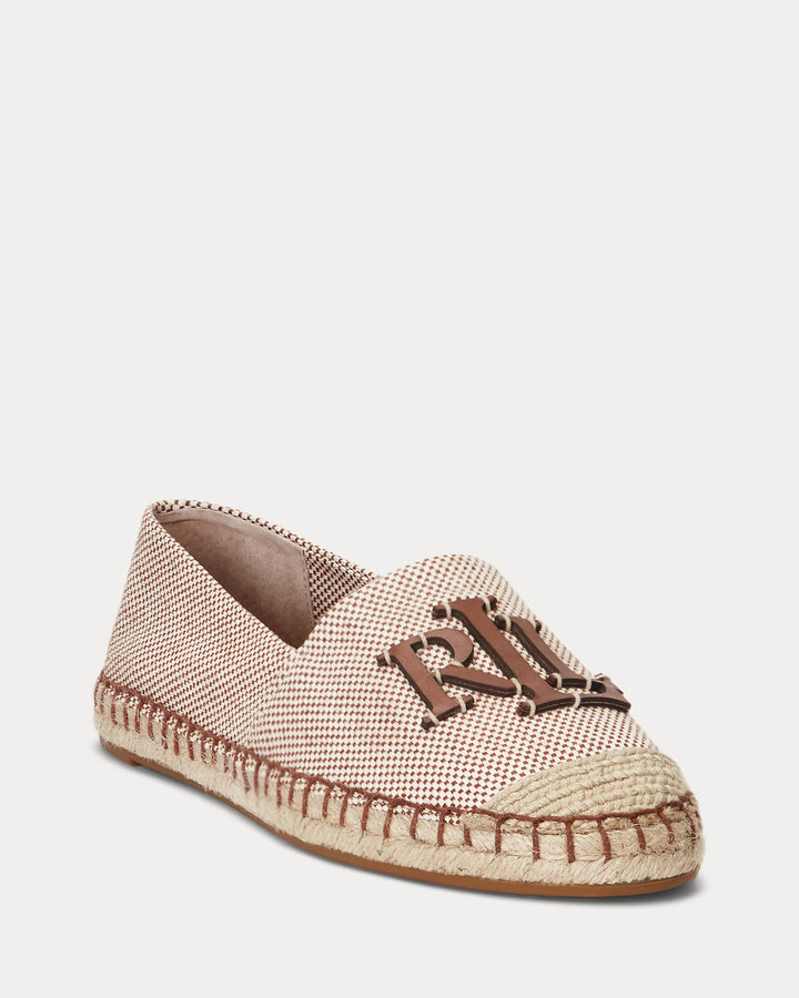 Ralph Lauren Cameryn III Canvas & Leather Espadrille