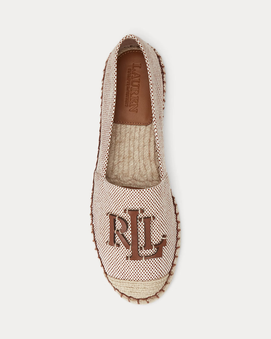 Ralph Lauren Cameryn III Canvas & Leather Espadrille