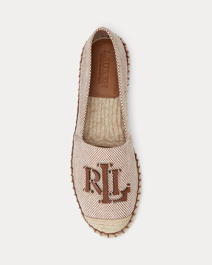Ralph Lauren Cameryn III Canvas & Leather Espadrille