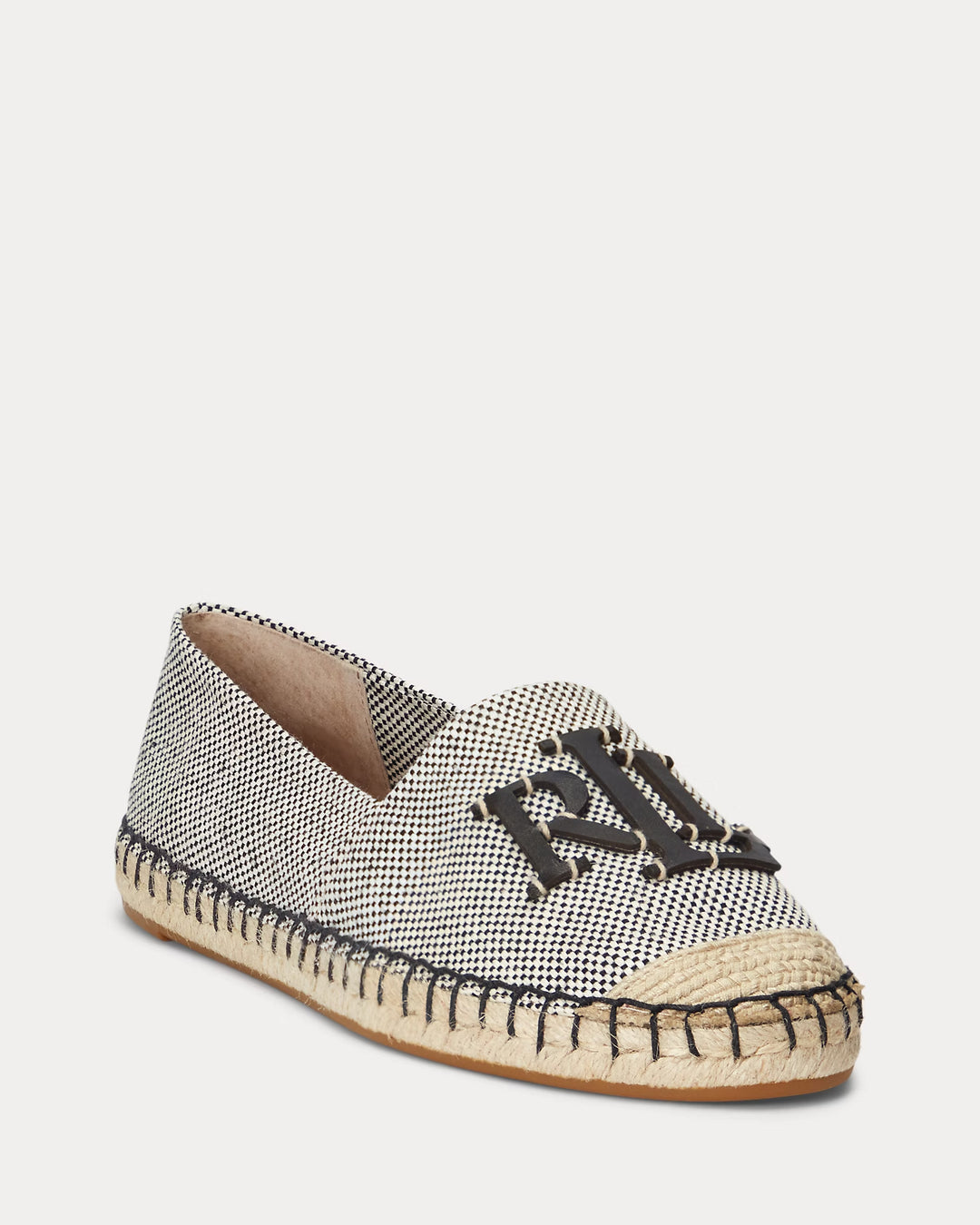 Ralph Lauren Cameryn III Canvas & Leather Espadrille