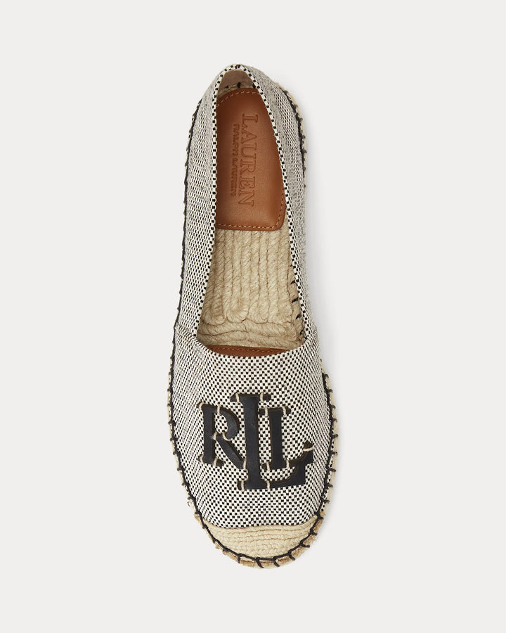 Ralph Lauren Cameryn III Canvas & Leather Espadrille