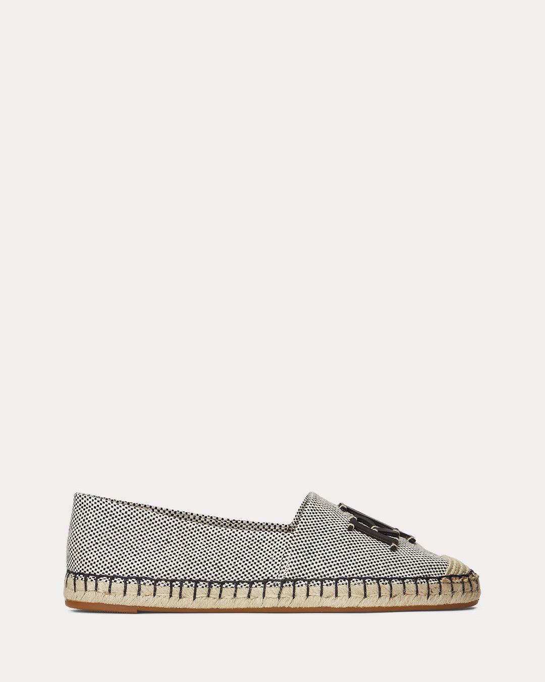 Ralph Lauren Cameryn III Canvas & Leather Espadrille