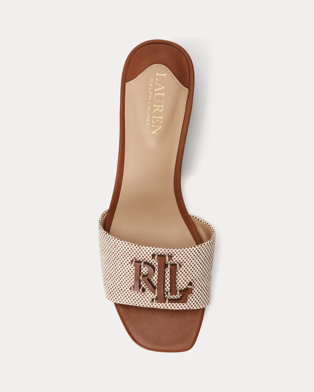Ralph Lauren Fay Canvas & Leather Sandal