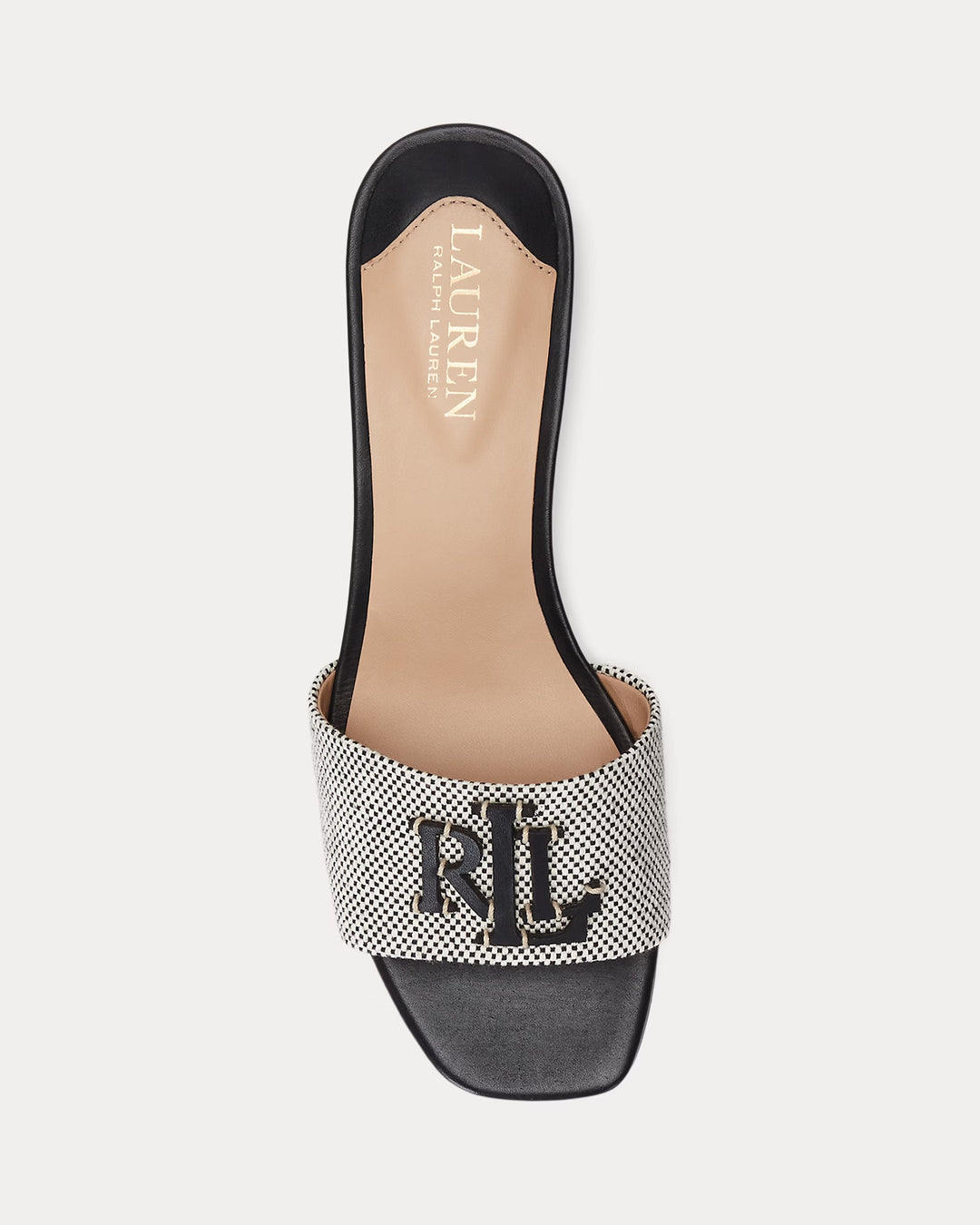 Ralph Lauren Fay Canvas & Leather Sandal