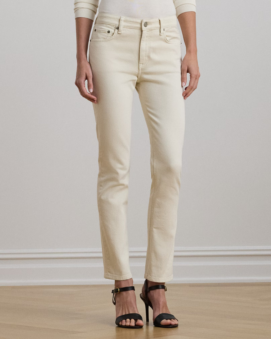 Ralph Lauren High-Rise Straight Ankle Jean