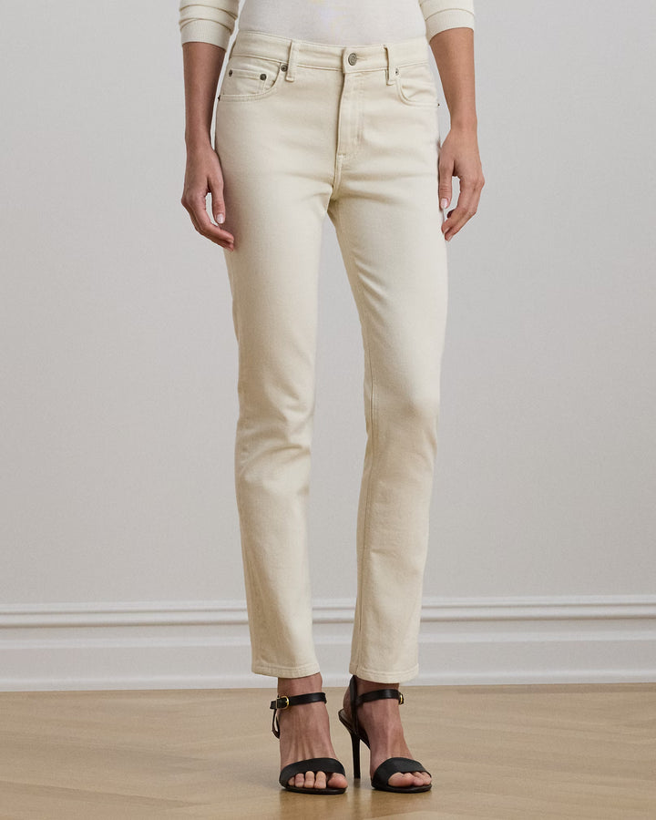 Ralph Lauren High-Rise Straight Ankle Jean