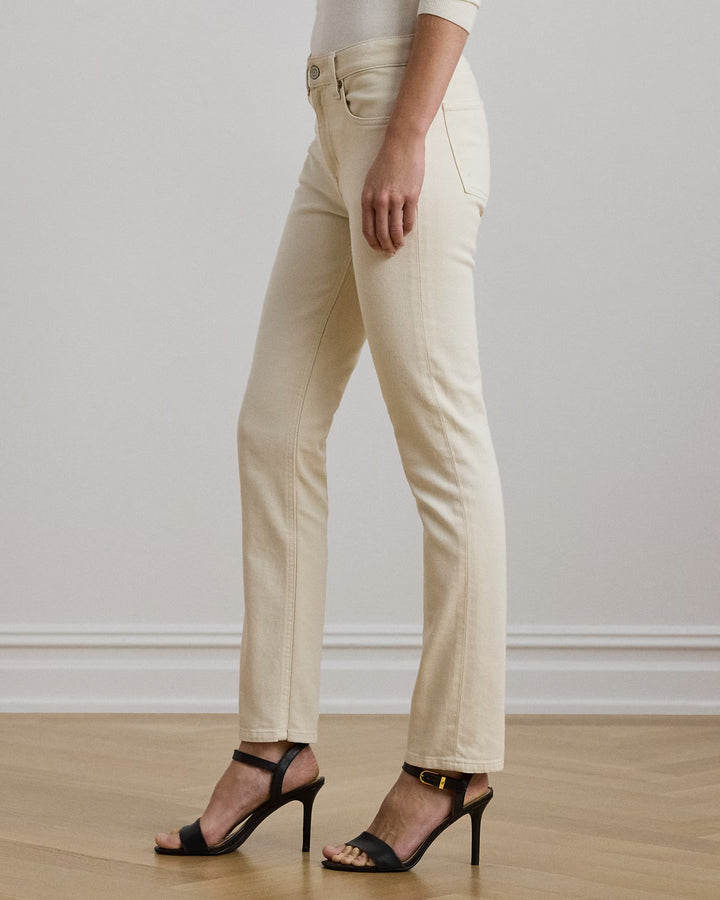Ralph Lauren High-Rise Straight Ankle Jean