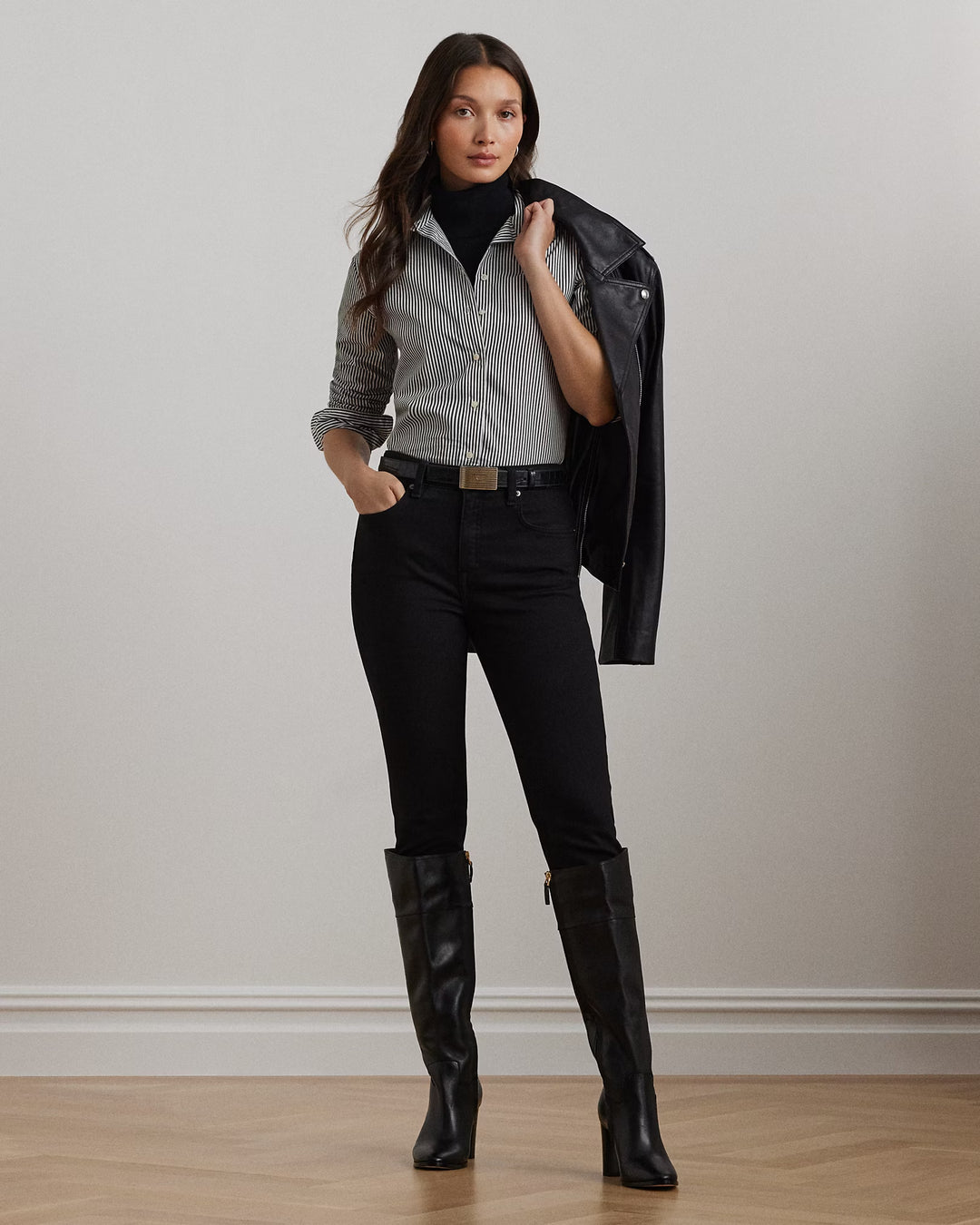 Ralph Lauren High-Rise Skinny Ankle Jean