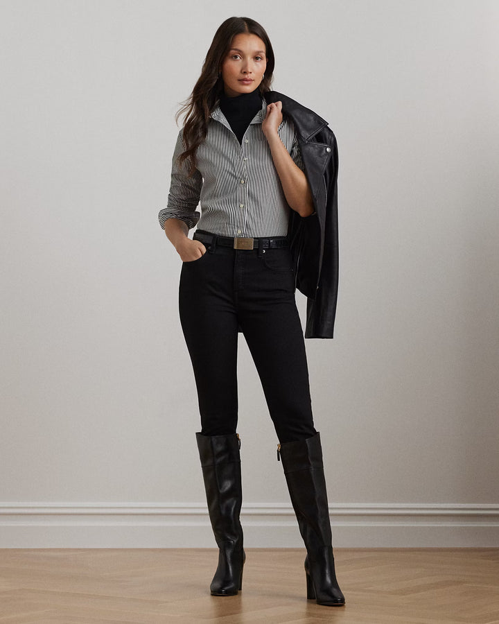 Ralph Lauren High-Rise Skinny Ankle Jean