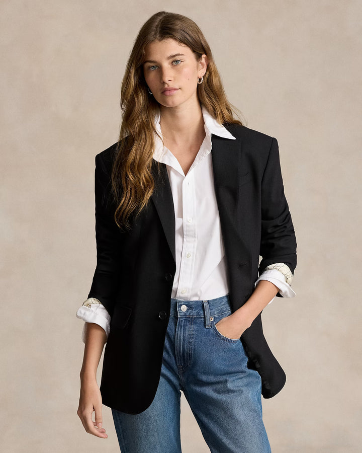 Ralph Lauren Stretch Wool-Blend Blazer
