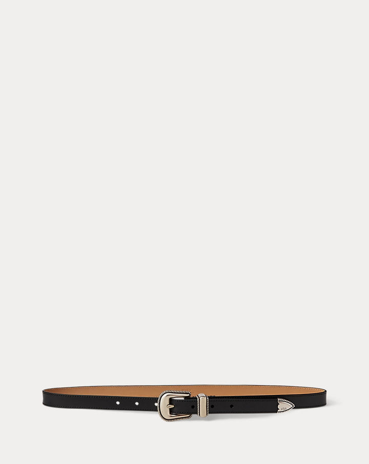 Ralph Lauren Western Vachetta Leather Belt