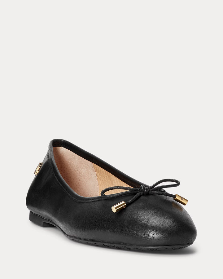 Ralph Lauren Jayna Leather Flat