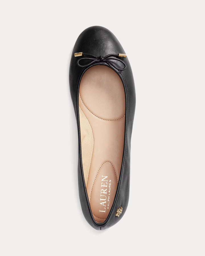 Ralph Lauren Jayna Leather Flat