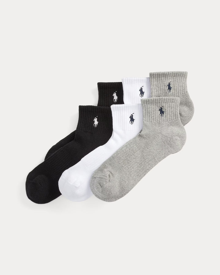 Ralph Lauren Cotton-Blend Quarter Sock 6-Pack
