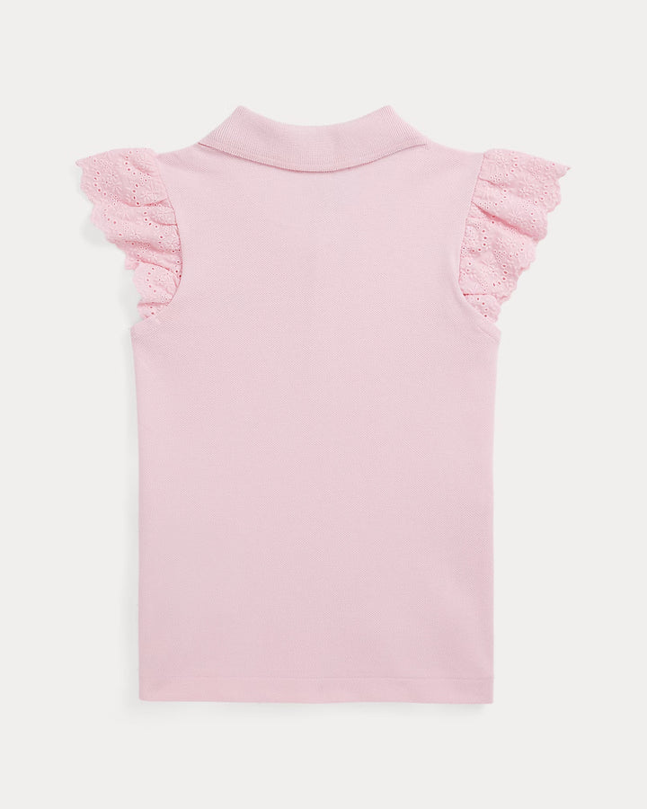 Ralph Lauren Eyelet Stretch Mesh Polo Shirt