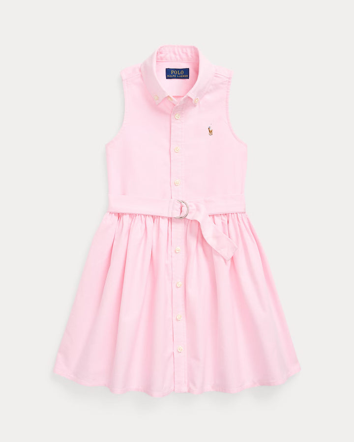 Ralph Lauren Belted Cotton Oxford Shirtdress