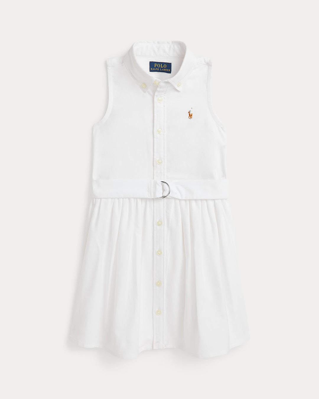 Ralph Lauren Belted Cotton Oxford Shirtdress