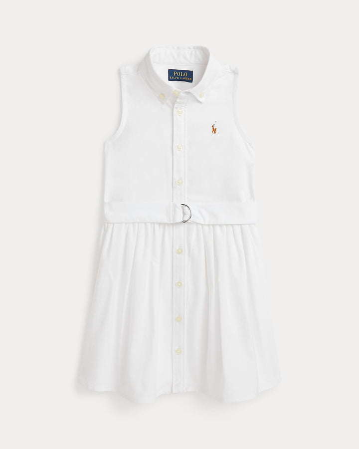 Ralph Lauren Belted Cotton Oxford Shirtdress