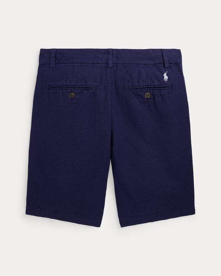Ralph Lauren Straight Fit Linen-Cotton Short
