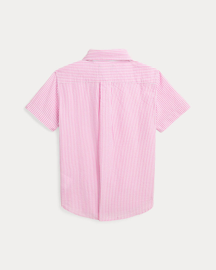 Ralph Lauren Cotton Seersucker Short-Sleeve Shirt