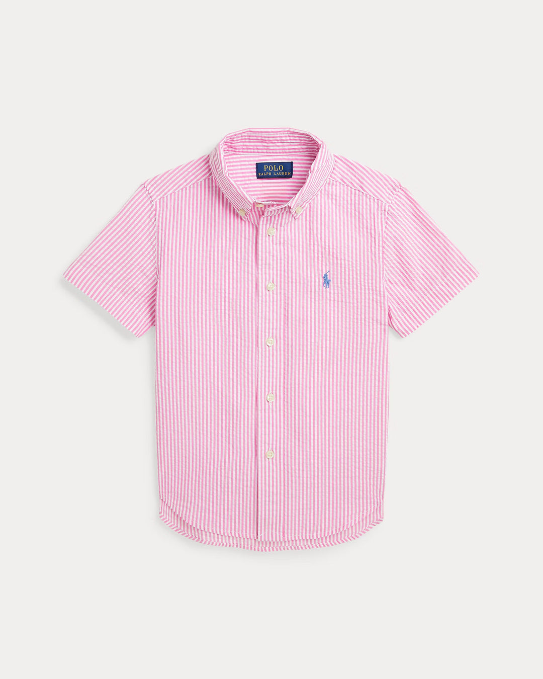 Ralph Lauren Cotton Seersucker Short-Sleeve Shirt