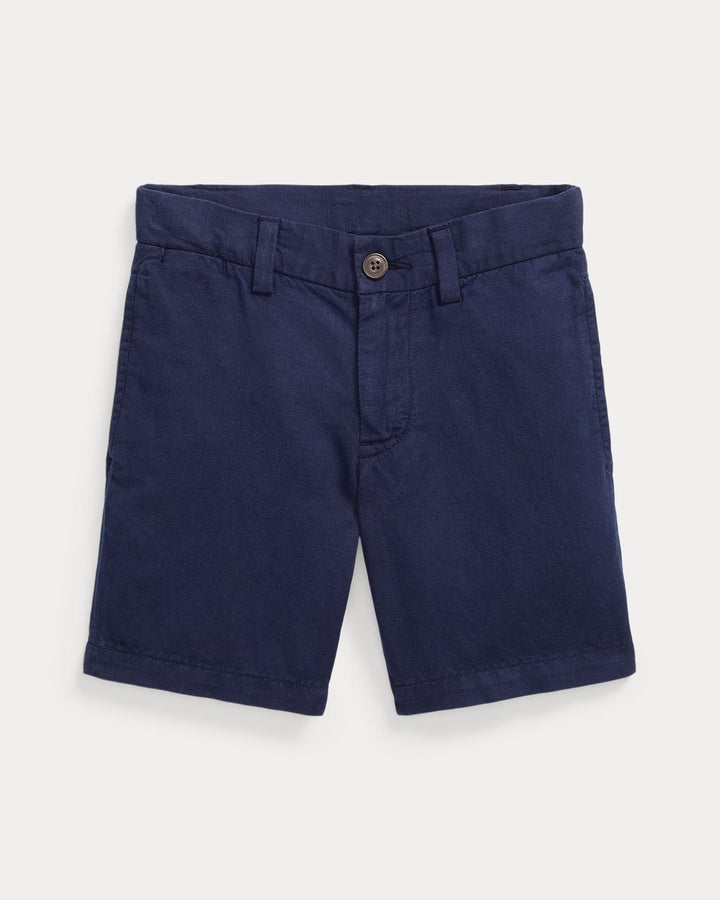 Ralph Lauren Straight Fit Linen-Cotton Short