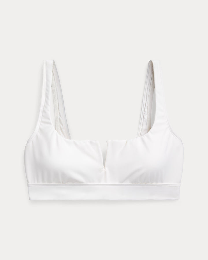Ralph Lauren Banded V-Cutout Bikini Top