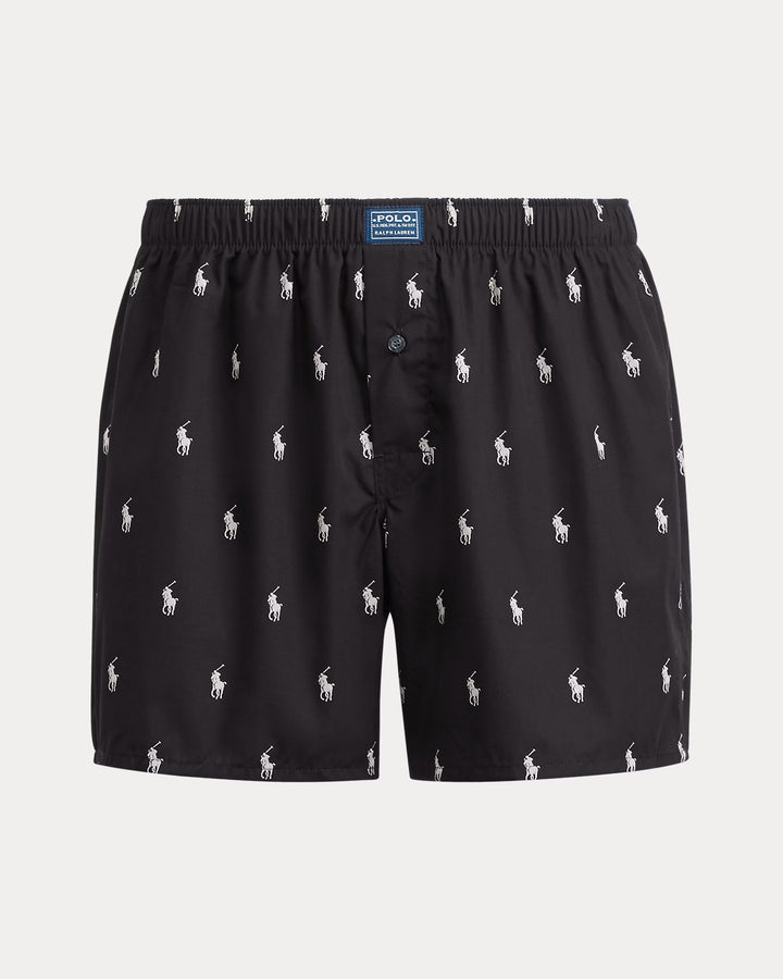 Ralph Lauren Classic Woven Cotton Allover Pony Boxer